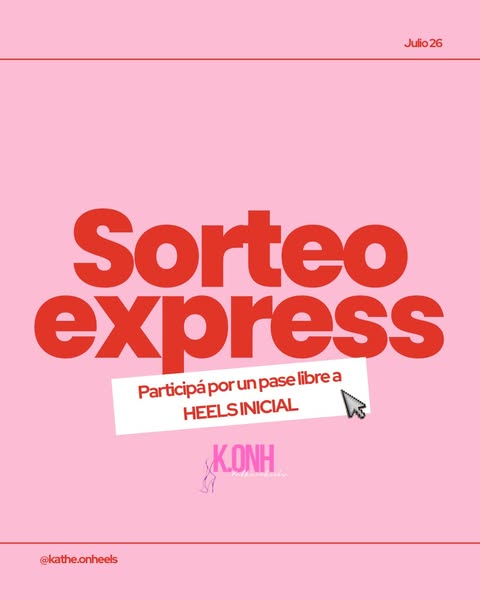 Imagen de 👠🚨SORTEO EXPRESS ALERT👠🚨

Queres aprender a bail