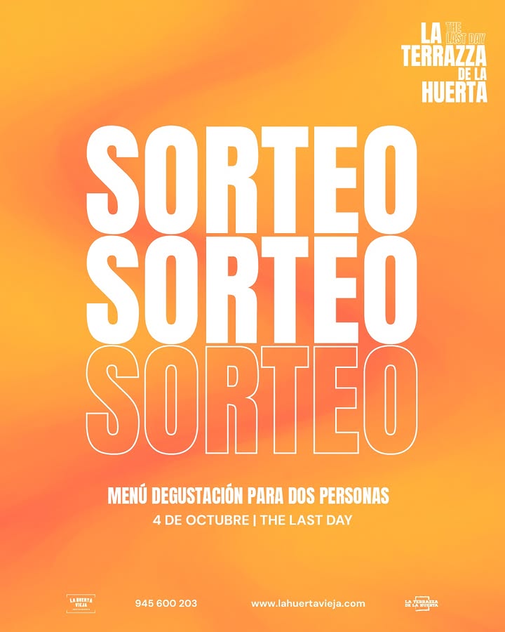 Imagen de 🎉 SORTEO THE LAST DAY 2026 🎉
La última Terrazza de la