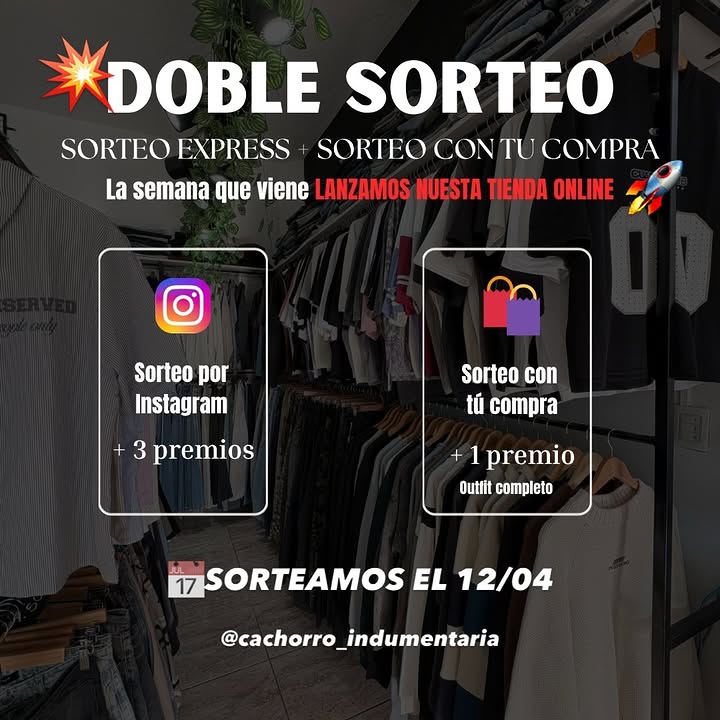 Imagen de 🔥 DOBLE SORTEO🔥

⚡️SORTEO EXPRESS + SORTEO CON TU 
