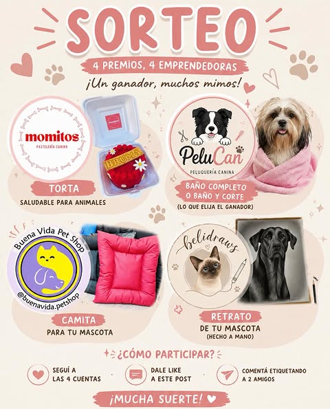 Imagen de 🐾✨ ¡SORTEO PARA CONSENTIR A NUESTROS PELUDITOS! ✨�