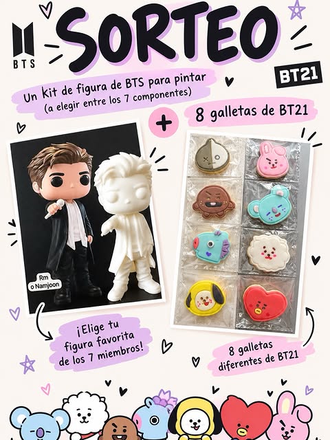 Imagen de Tenemos un SÚPER SORTEO para los amantes de BTS y BT21 
�