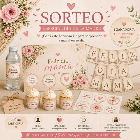 Imagen de 🎁✨ SORTEO ESPECIAL DÍA DE LA MADRE ✨🎁

Porque mam