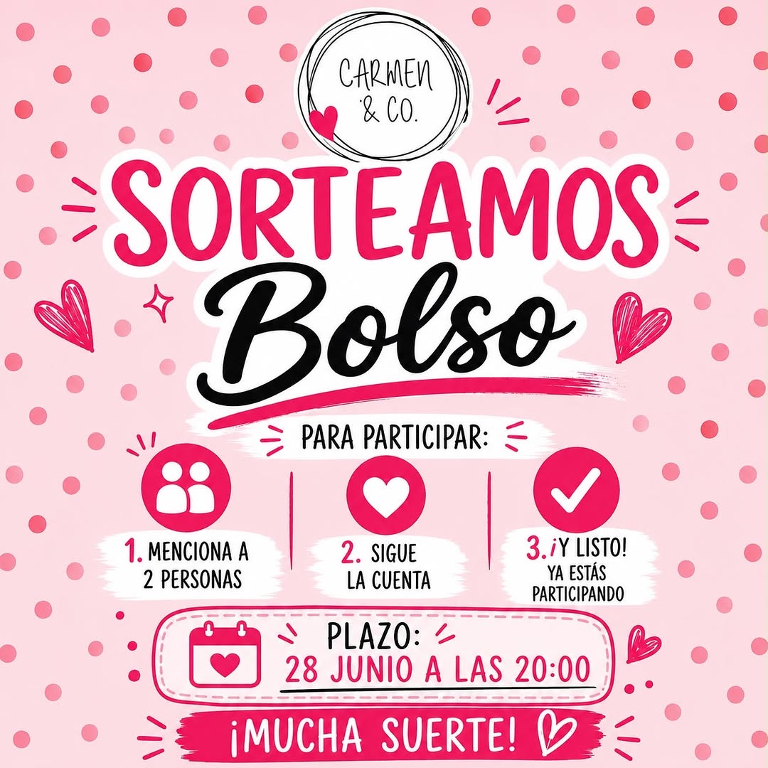 Imagen de 🎉 ¡SORTEO! 🎉

¿Quieres ganar un bolso a elegir de nu