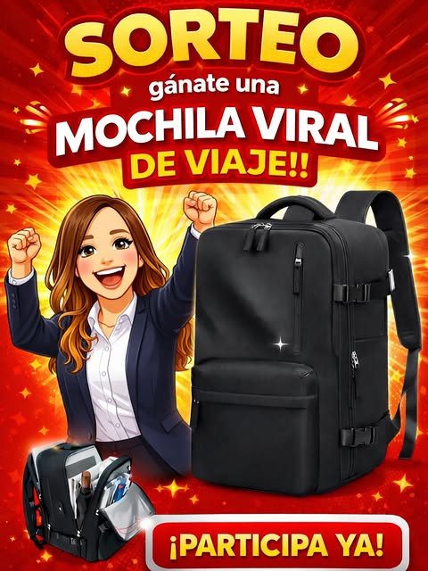 Imagen de 🚨SORTEO‼️ Se va otra!!! 🥳

Gánate esta mochila de