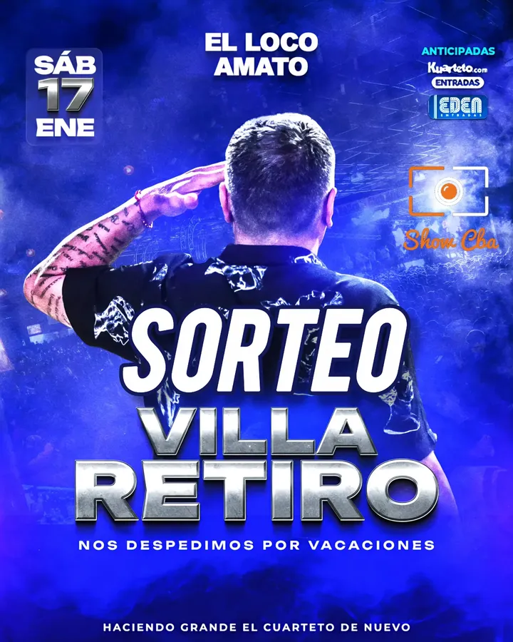 Imagen de 💣 #SORTEO EL LOCO AMATO ❤️⃤
🎟 DOS PASES DOBLES 
