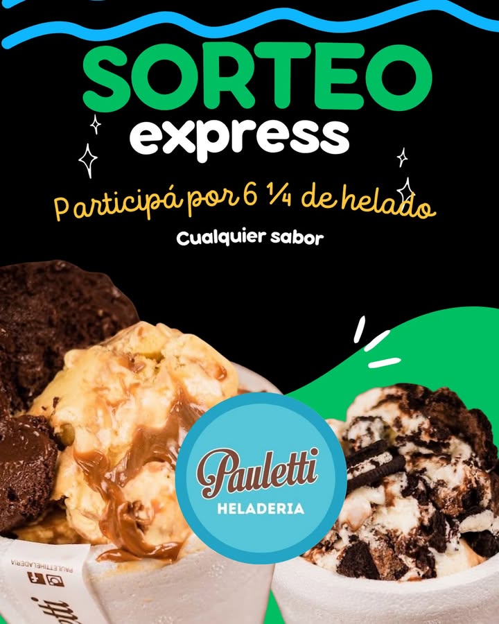 Imagen de 🍦✨ ¡SORTEO EXPRESS! ✨🍦

Participá por 6 potes de