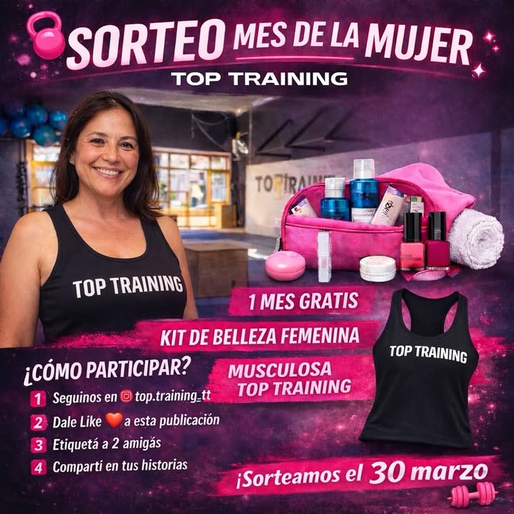 Imagen de 💗 SORTEO MES DE LA MUJER – TOPTRAINING 💪 

Para cele