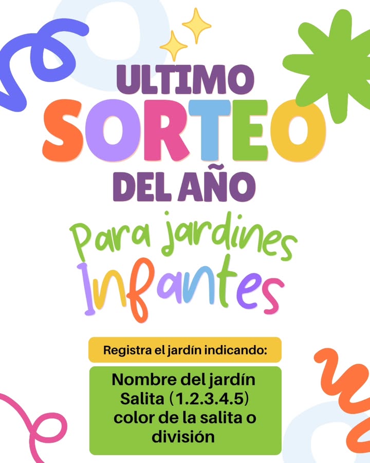 Imagen de ÚLTIMO SORTEO DEL AÑO!

PUEDEN REGISTRAR SU JARDÍN EN EST