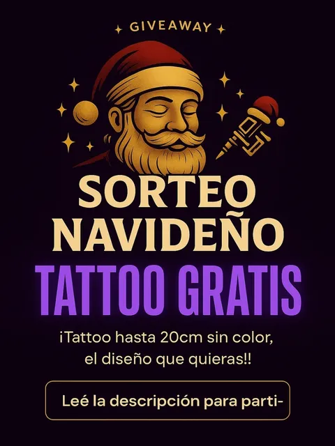 Imagen de 🎄 SORTEO NAVIDEÑO 🎄
Voy a estar sorteando un tatuaje 