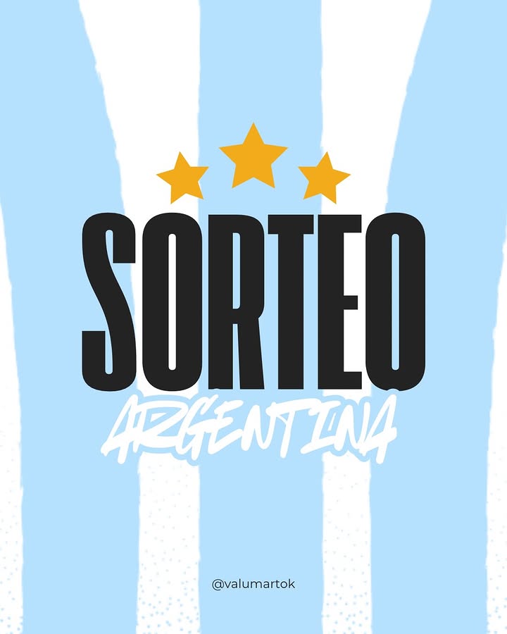 Imagen de 🇦🇷🎉 ¡SORTEO REMERA DE ARGENTINA! 🎉🇦🇷

¿Q