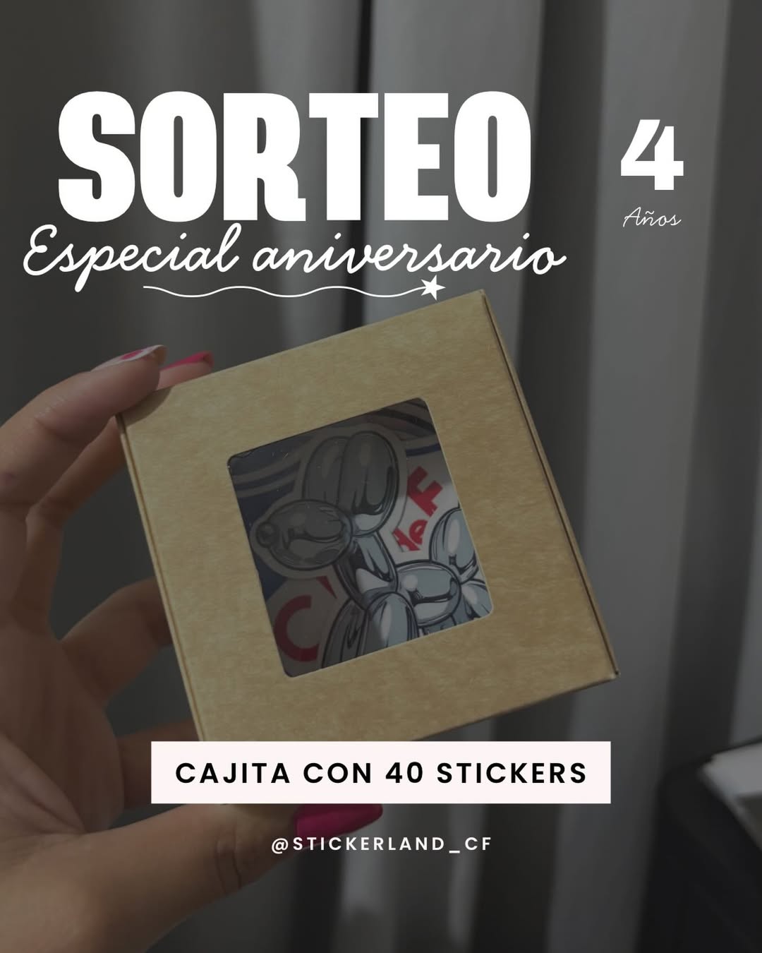 Imagen de 🎀✨ SORTEO ANIVERSARIO ✨🎀
💗 ¡Stickerland cumple