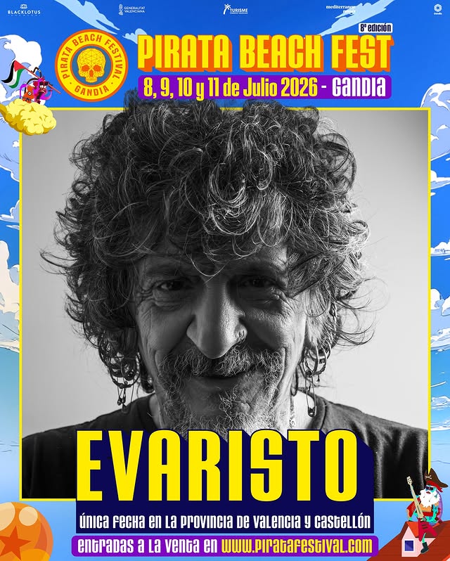 Imagen de #Sorteo 💥🤘🏻¡EVARISTO confirmado en el Pirata Beach