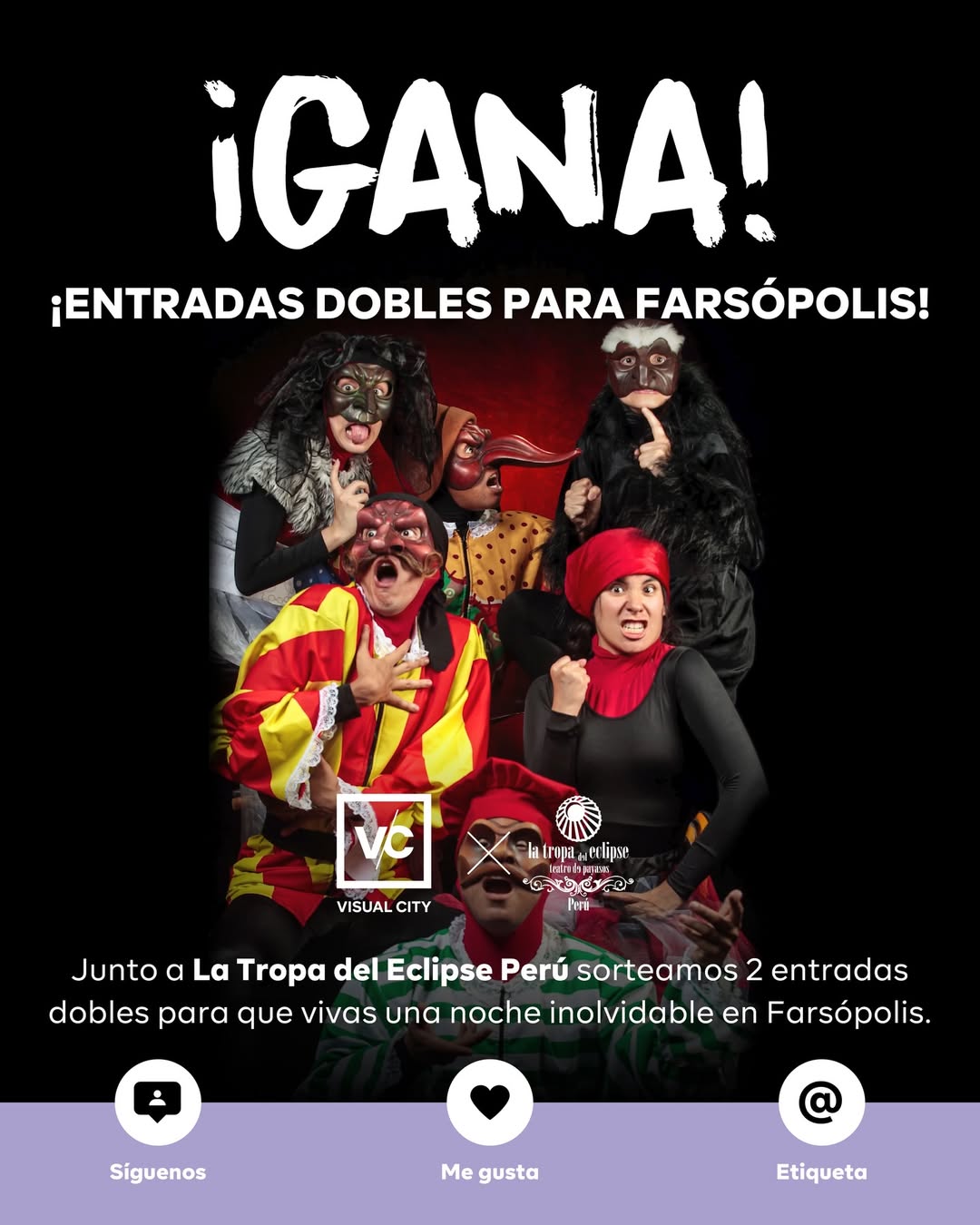 Imagen de 🎭¡SORTEO TEATRAL! ✨
Regalamos 2 entradas dobles para v