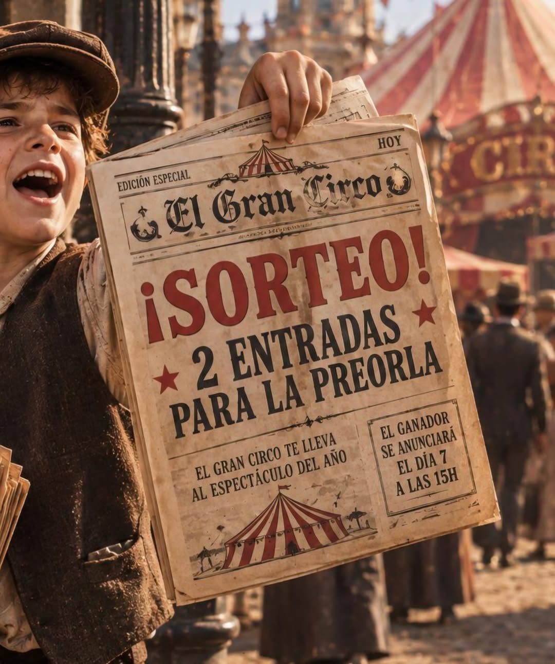 Imagen de 🎪🎟️ ¡SORTEO! 🎟️🎪

El circo llega a la PREOR