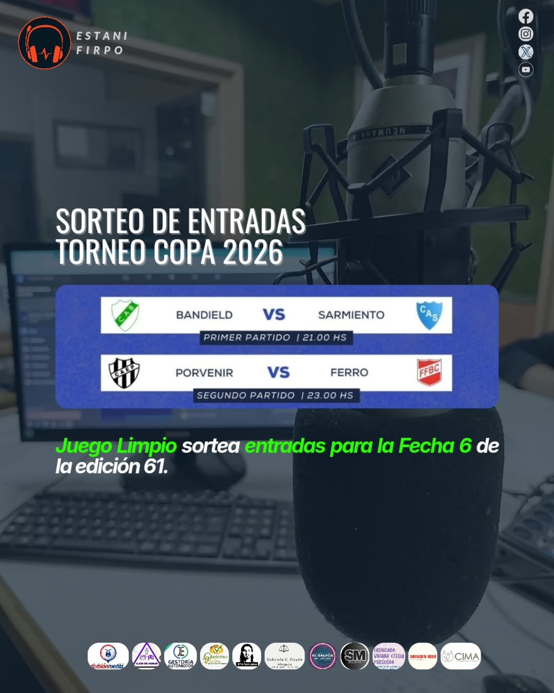 Imagen de #Sorteo #TorneoCopa61 #LT39RadioVictoria ⚽
Participá para