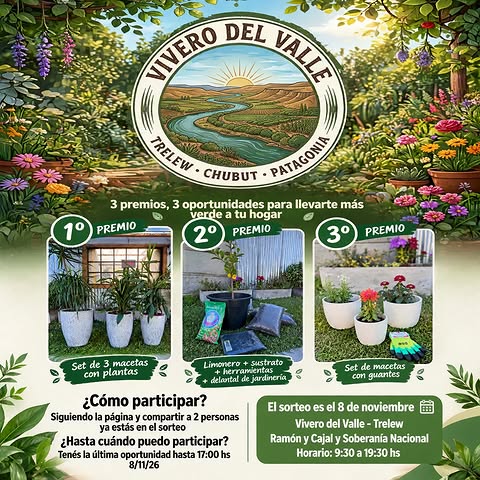 Imagen de ¡🔥 SUPER MEGA SORTEO EN VIVERO DEL VALLE 🔥!
Sorteamos