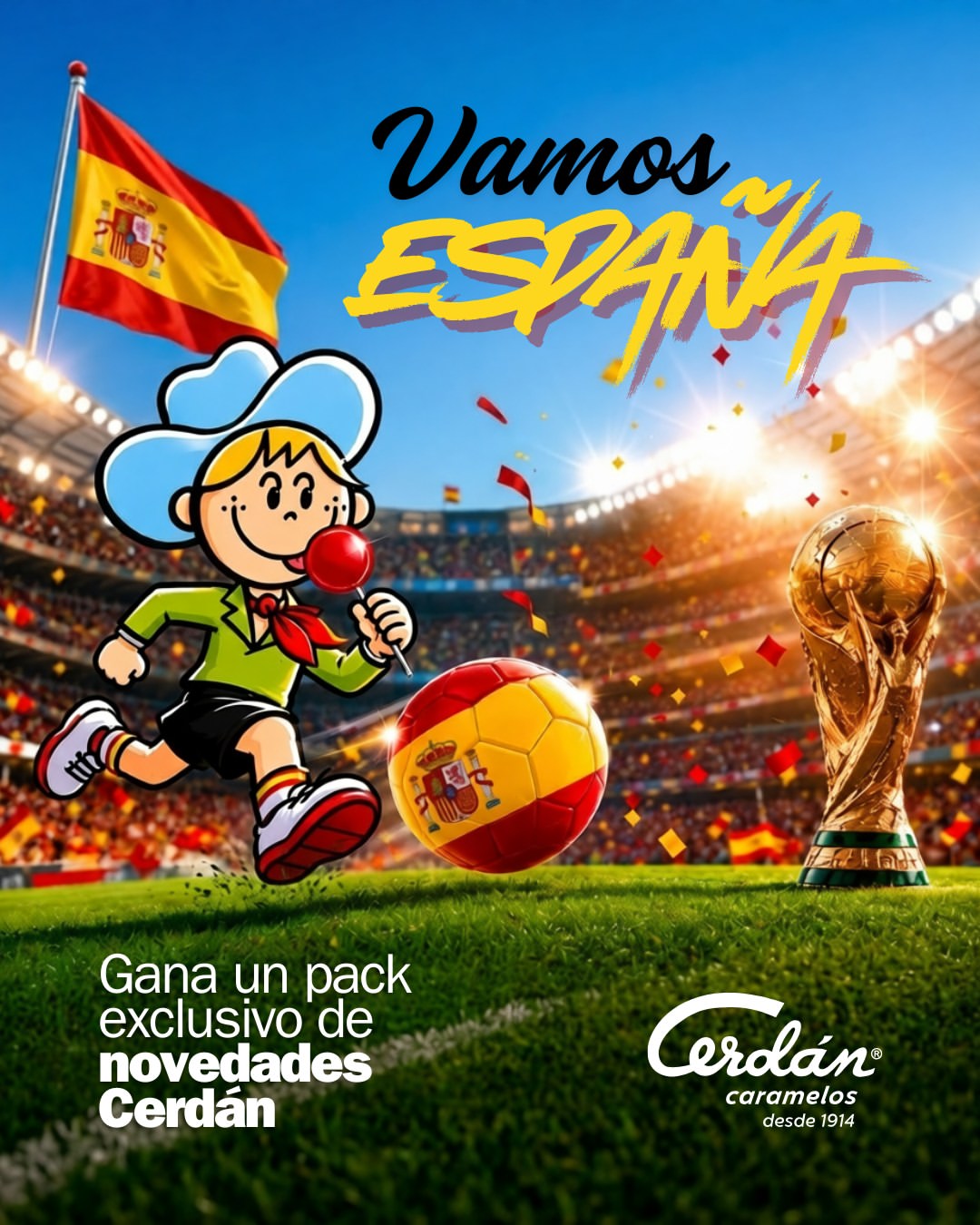 Imagen de 🎁⚽ ¡CONTINUAMOS CON NUESTRO SORTEO POR EL MUNDIAL! ⚽