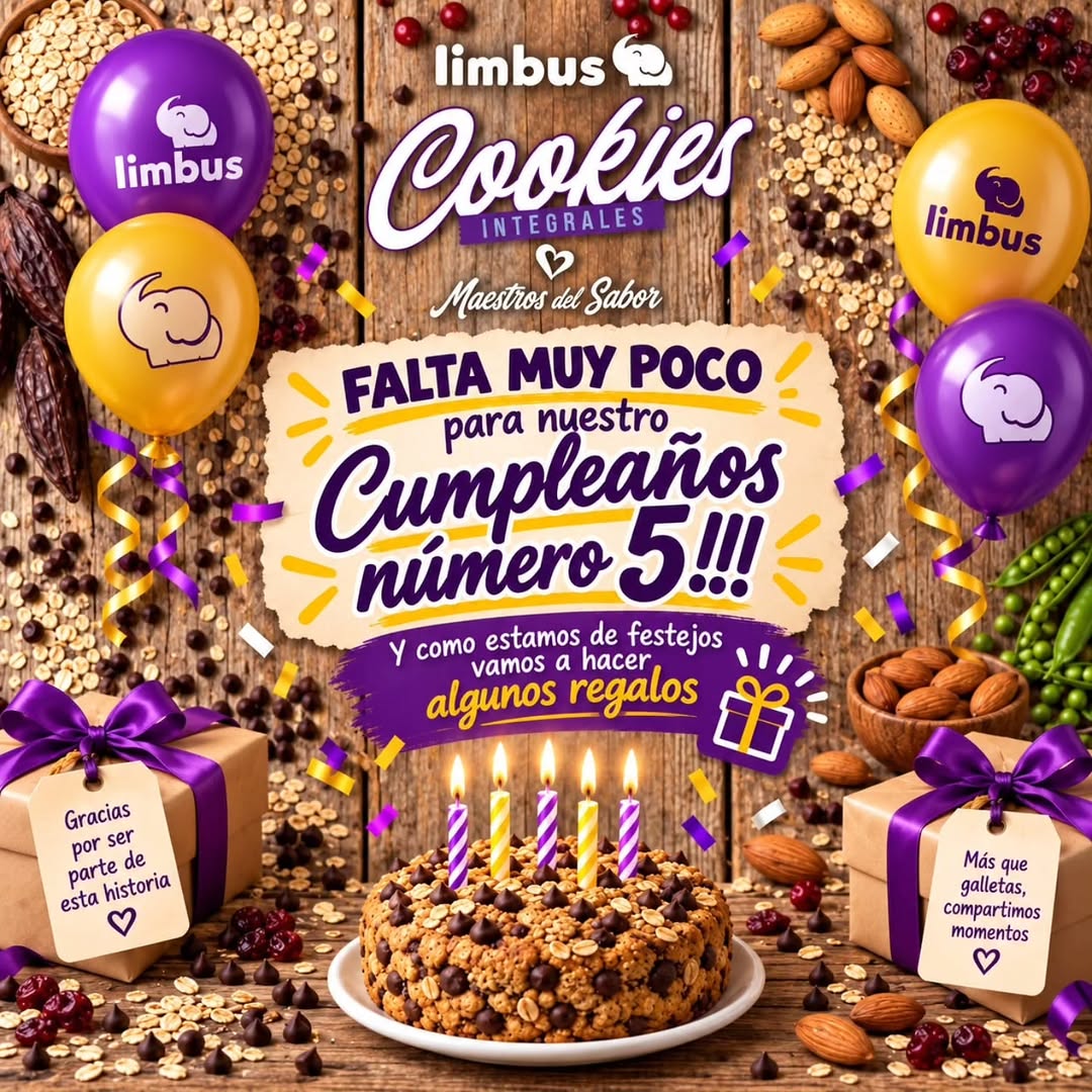 Imagen de 🎉🍪 ¡SE VIENE NUESTRO CUMPLEAÑOS NÚMERO 5! 🍪🎉
