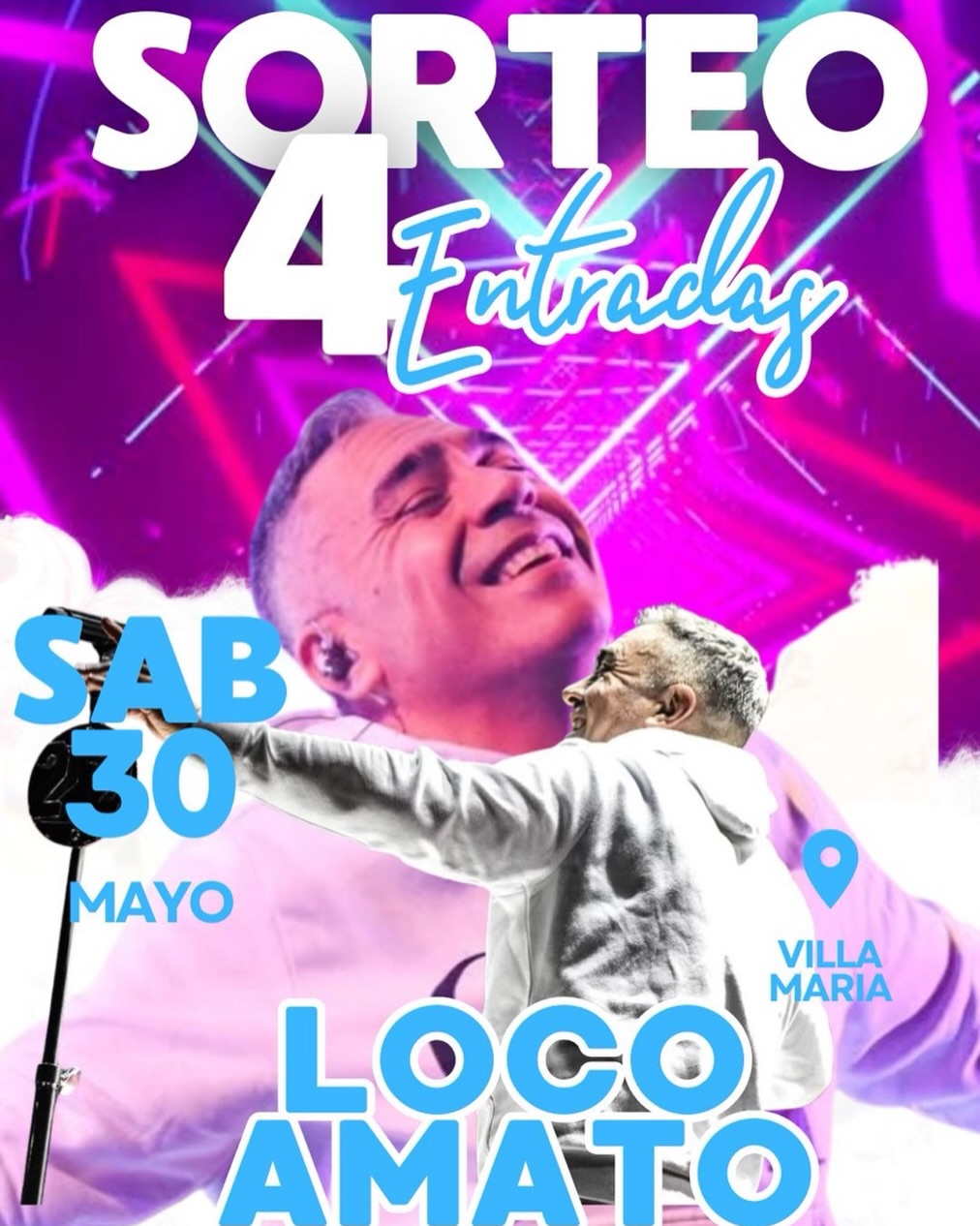 Imagen de 🔥 ¡SORTEAZO PARA VER AL LOCO AMATO EN VILLA MARÍA! 🔥