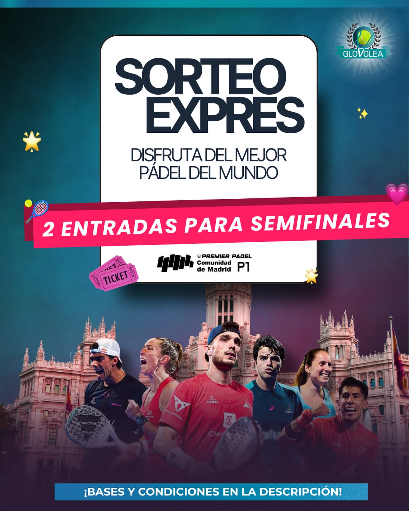 Imagen de 🎾¿QUIERES DISFRUTAR DEL MEJOR PÁDEL DEL MUNDO EN MADRID
