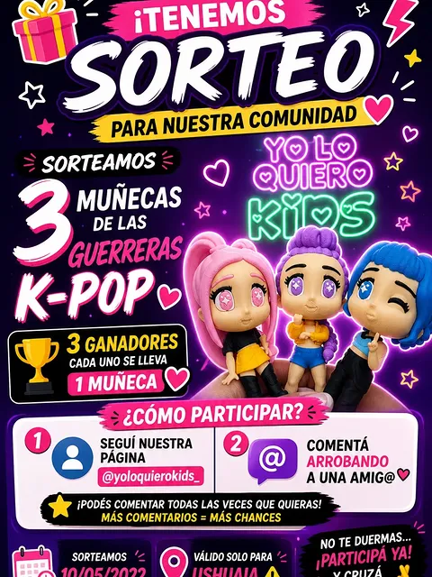 Imagen de Tenemos regalito para nuestra comunidad 🎁 🥳 Sorteamos: