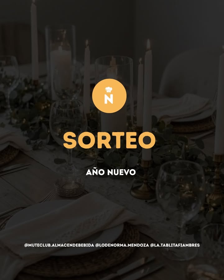 Imagen de SORTEOOOOOOOO
Se vienen las fiestas y de la mano de @muteclu