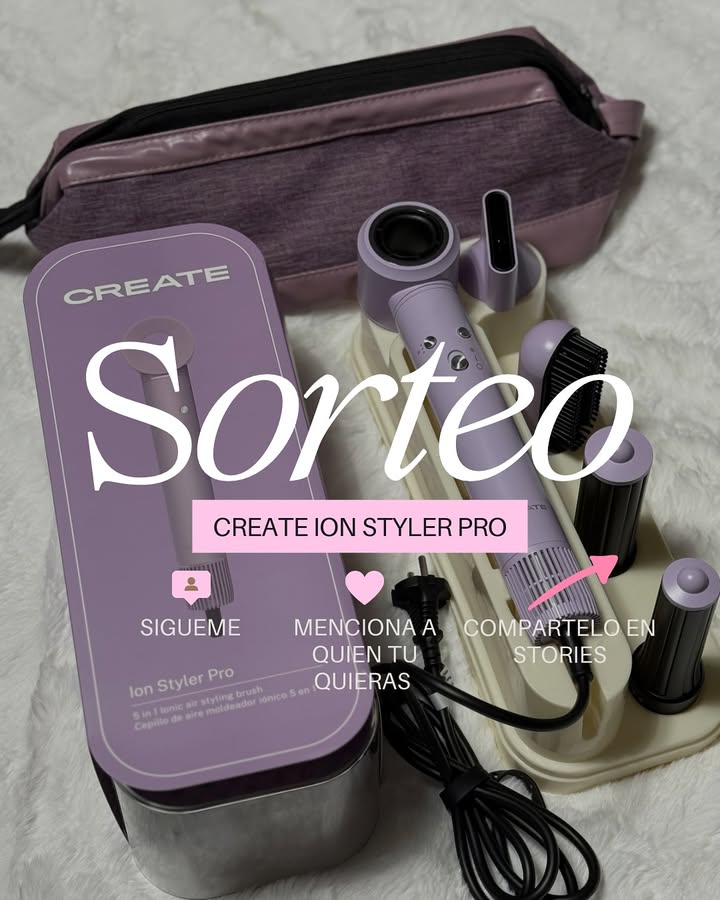 Imagen de ✨🚀 SORTEO CREATE ION STYLER PRO✨🚀

Cepillo de aire