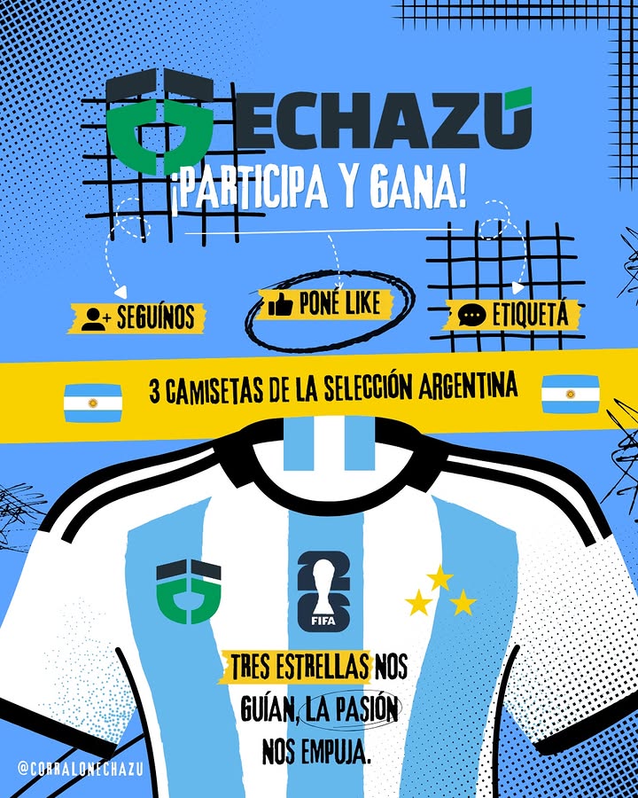Imagen de 🇦🇷🎉 ¡PARTICIPÁ Y GANÁ UNA DE LAS 3 CAMISETAS DE 