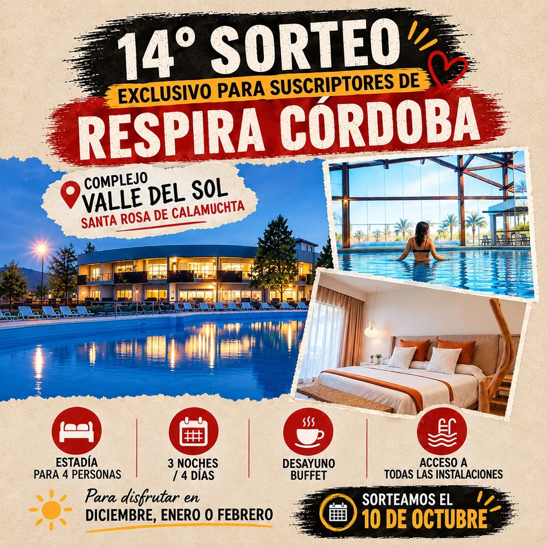 Imagen de ☀️🎁 14° SORTEO EXCLUSIVO PARA SUSCRIPTORES DE RESPIR