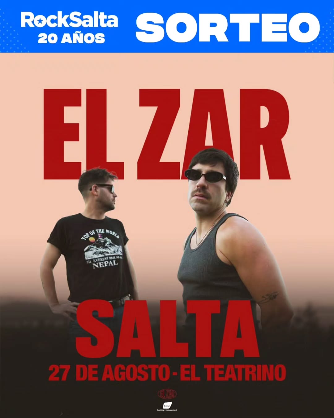 Imagen de #SORTEO ➡ ¡EL ZAR EN SALTA! ❤️‍🔥

1️⃣. Segu�