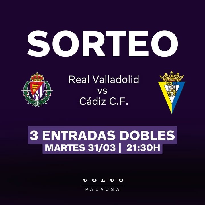Imagen de Este martes a las 21:30h, el @realvalladolid se enfrenta al 