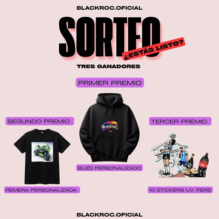 Imagen de SÚPER SORTEO 🫣

💣 3 GANADORES 💣

🥇 Buzo persona
