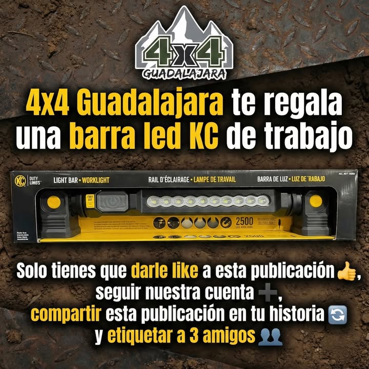 Imagen de 🚨 ¡GIVEAWAY ALERT! 🚨
¡En 4x4 Guadalajara queremos il