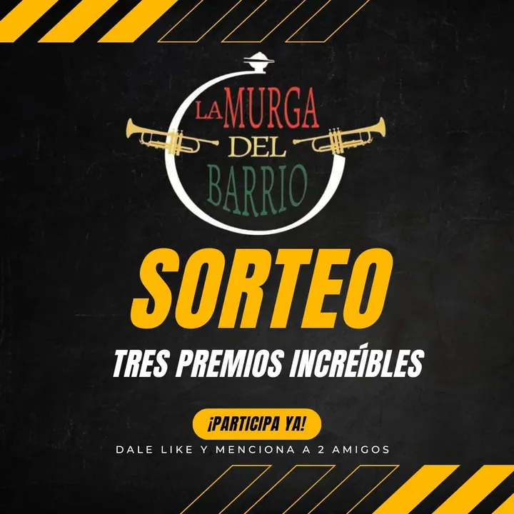 Imagen de SORTEO MURGUERO DE FIN DE AÑO 🎉
¡Porque la música se c