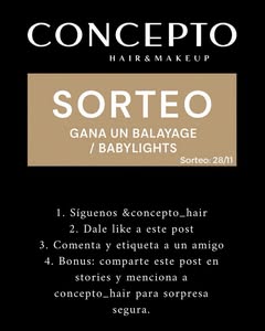 Imagen de ✨ ¡SORTEO EXCLUSIVO EN @concepto_hair ! ✨

¿Quieres re