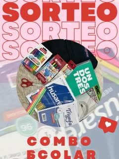 Imagen de *¡SORTEO COMBO ESCOLAR! 🎒*

¡Atención, estudiantes! �