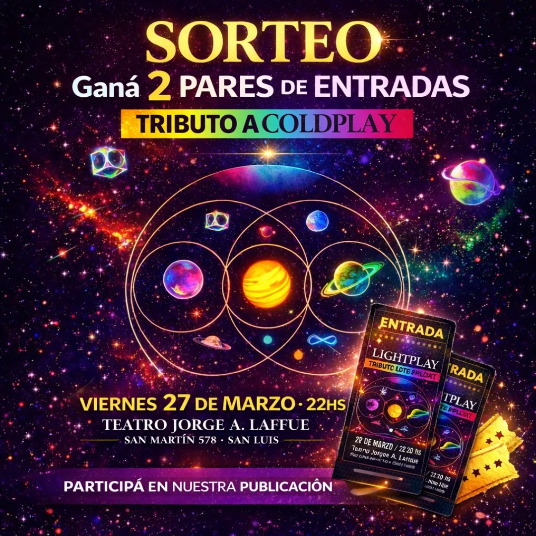 Imagen de 🎶✨ SORTEO IMPERDIBLE ✨🎶

¿Querés vivir una noche