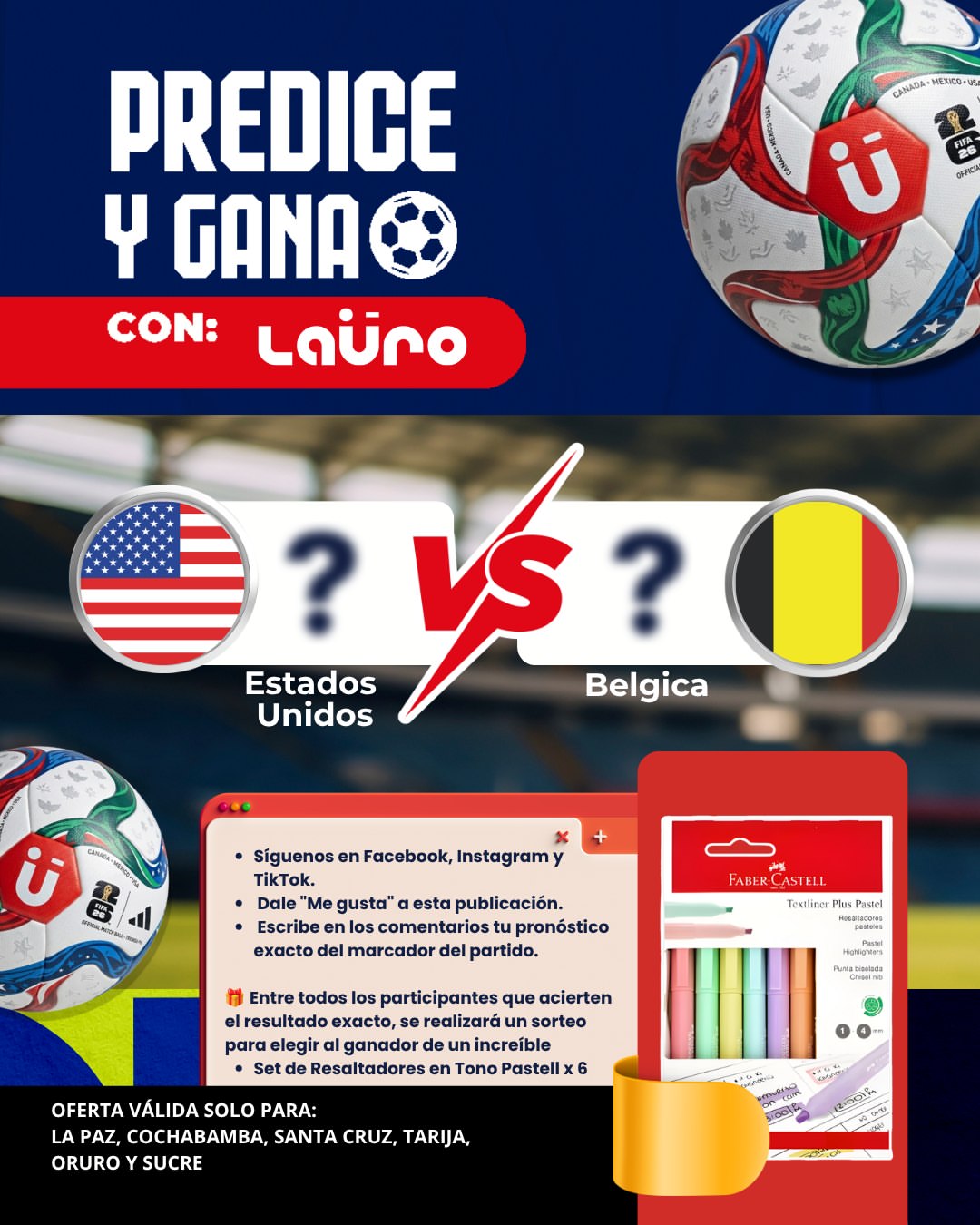 Imagen de ⚽🔥 ¡Se viene un partidazo! Estados Unidos 🆚Belgica
