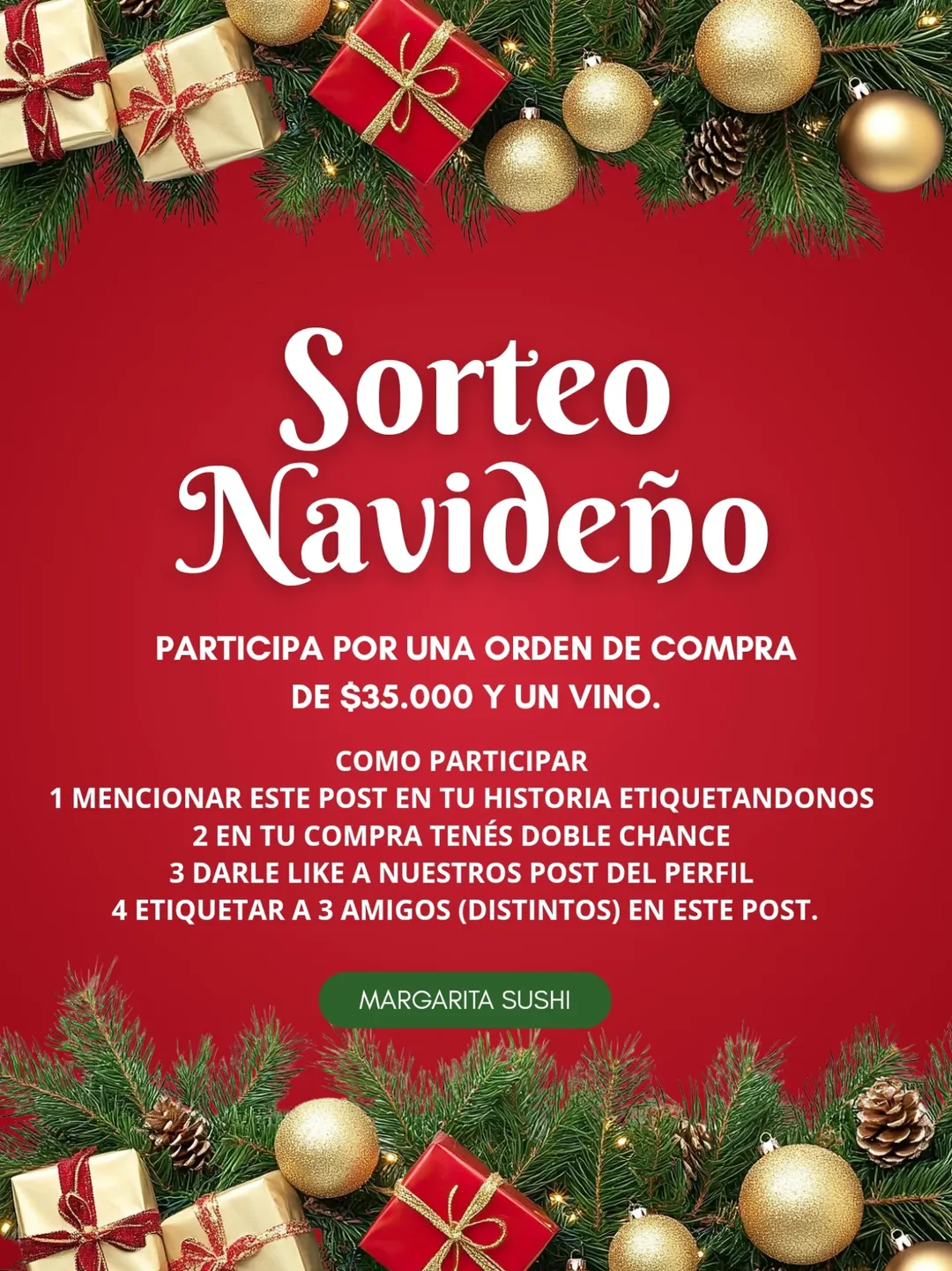 Imagen de ❤️MARGARITA NOEL🎄🎉

-LLEGO EL SORTEO NAVIDEÑO QUE