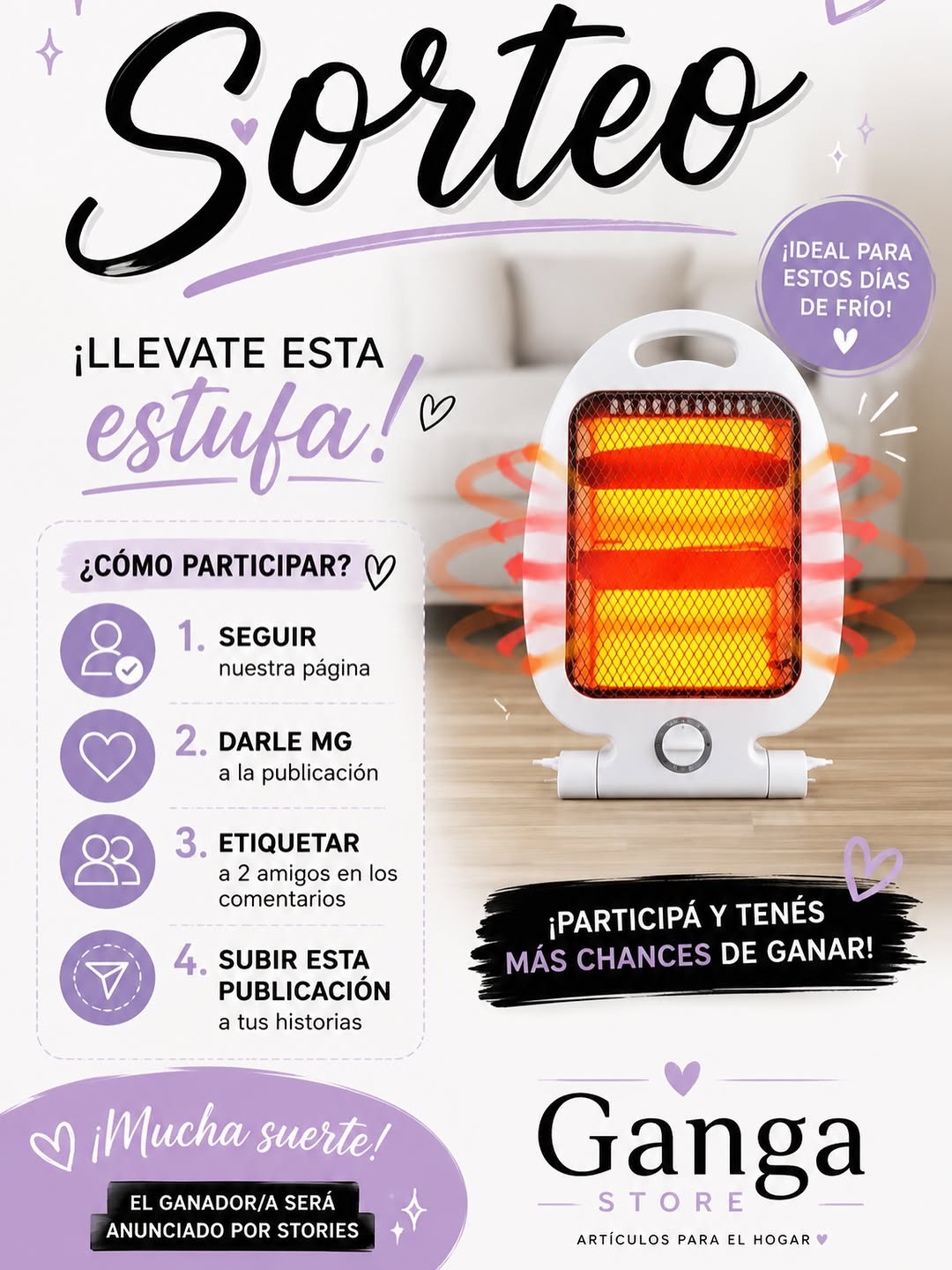 Imagen de SORTEOOO 🎁🎁
VAYAN A PARTICIPAR Y MUCHA SUERTE 🍀 

E