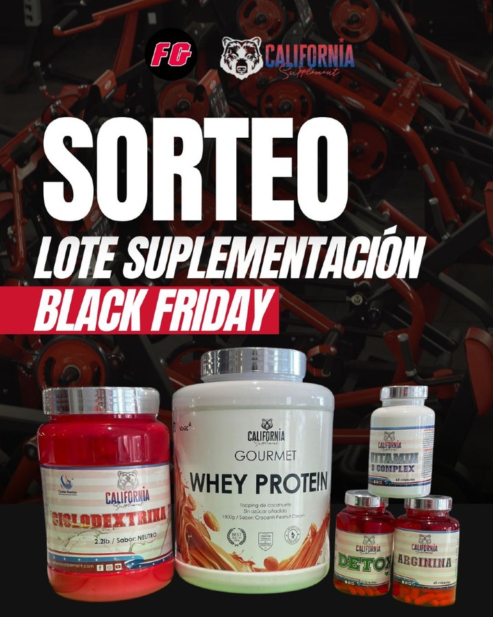 Imagen de 🎁 SORTEAMOS UN LOTE COMPLETO DE SUPLEMENTACIÓN 🎁
⬇