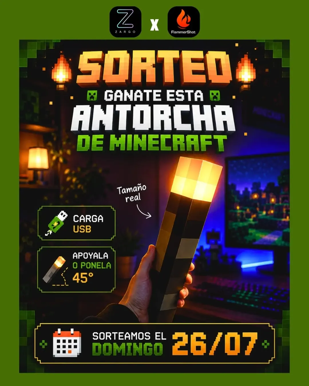 Imagen de 🔥 ¡SORTEO! 🔥

¿Te gustaría tener esta antorcha de M
