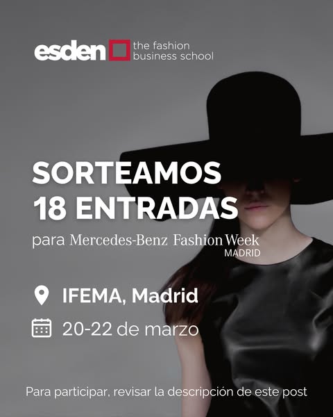 Imagen de NUEVO SORTEO 🚀🔥 
 
Sorteamos 18 entradas para la MBFW 