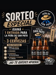 Imagen de ⸻

🎉 SORTEO ESPECIAL 🎉

💃 ¡Ganá 1 entrada para 