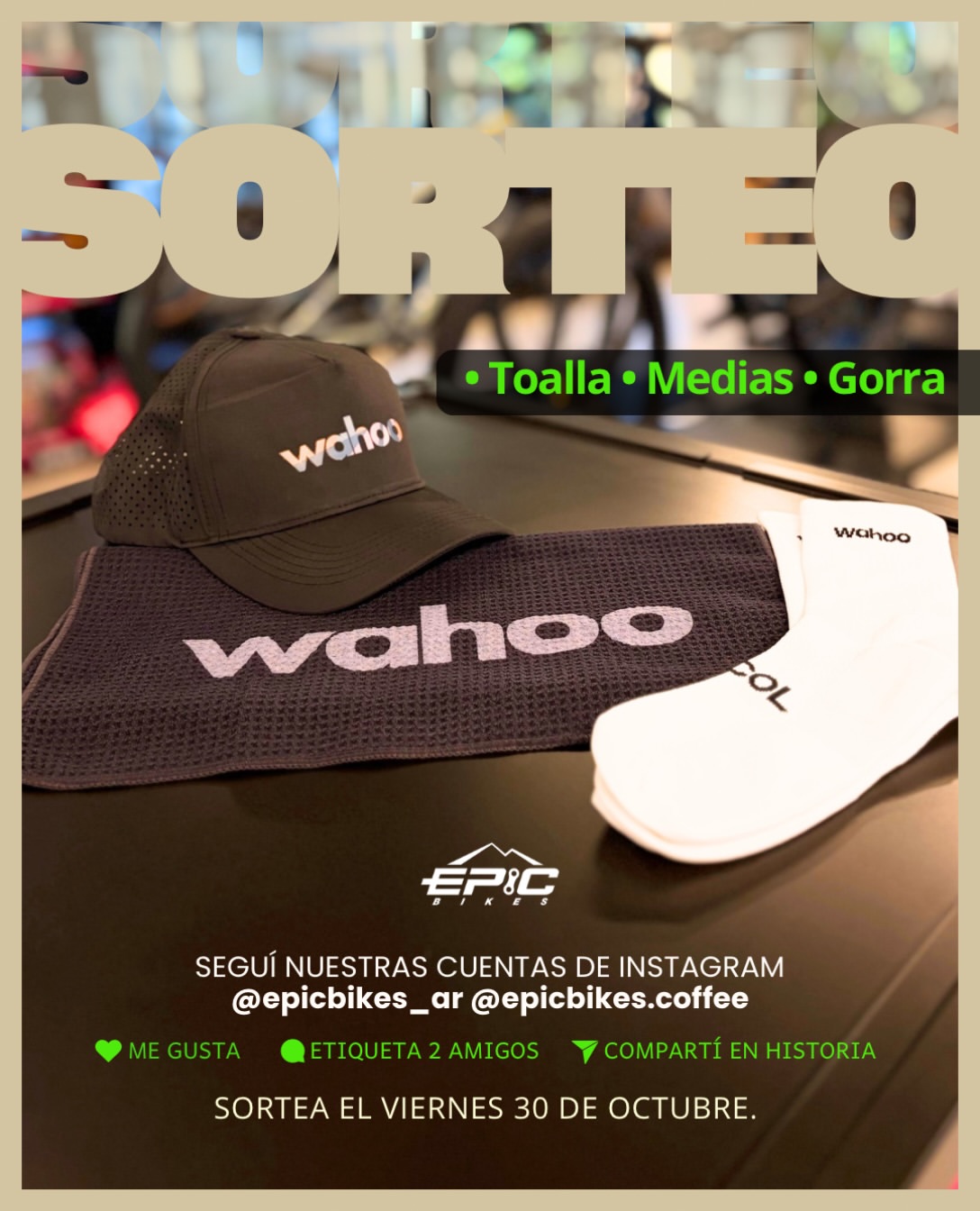 Imagen de 🎁 ¡SORTEO EPIC BIKES! 🚴‍♂️

¡Tenemos premios p