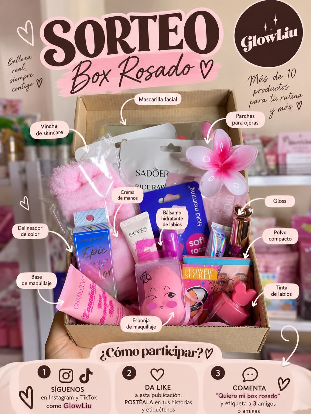 Imagen de ✨ ¡SORTEO BOX ROSADO! ✨
Porque en GlowLiu creemos que l