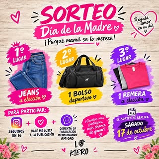 Imagen de 🌸🎉 ¡LLEGÓ EL SORTEO DEL DÍA DE LA MADRE! 🎉🌸

