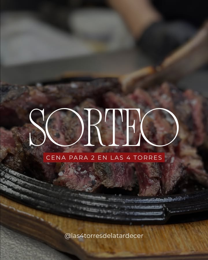 Imagen de ✨ ¡SORTEO CENA PARA DOS! ✨

¿Te gustaría disfrutar de
