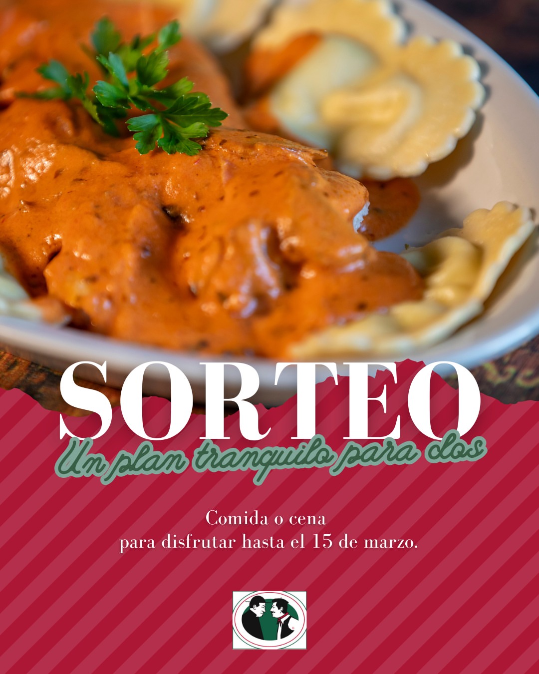 Imagen de Un plan tranquilo para dos.

🍷🍝 Una mesa donde sentars