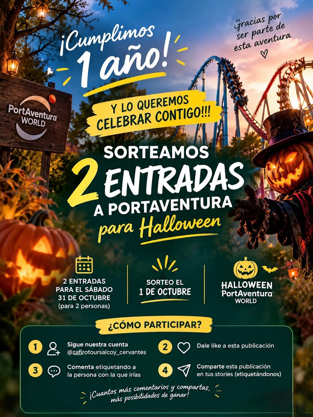Imagen de 🎃✨ ¡CUMPLIMOS 1 AÑO Y QUEREMOS CELEBRARLO CONTIGO! �